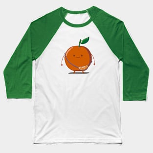 Mandarina con Bolsita Baseball T-Shirt